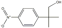 2-methyl-2-(4-nitrophenyl)propan-1-ol Structure