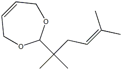 2-(2,5-dimethylhex-4-en-2-yl)-4,7-dihydro-2H-1,3-dioxepine Structure