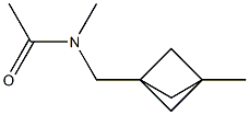 N-methyl-N-({3-methylbicyclo[1.1.1]pentan-1-yl}methyl)acetamide Structure