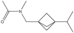 N-methyl-N-{[3-(propan-2-yl)bicyclo[1.1.1]pentan-1-yl]methyl}acetamide Structure