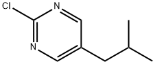 2-Chloro-5-(iso-butyl)pyrimidine 구조식 이미지