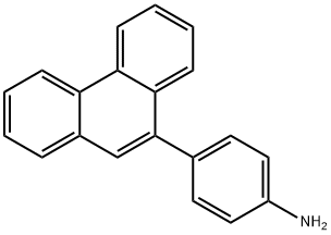 4-(9-Phenanthrenyl)benznenamine Structure