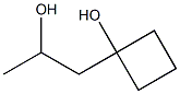 1-(2-hydroxypropyl)cyclobutan-1-ol Structure