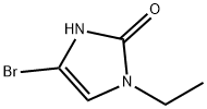 4-bromo-1-ethyl-1,3-dihydro-2H-imidazol-2-one Structure