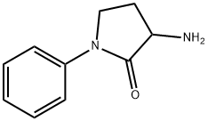 2-Pyrrolidinone, 3-amino-1-phenyl- 구조식 이미지