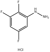 (2,3,5-trifluorophenyl)hydrazine hydrochloride Structure