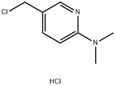 5-(chloromethyl)-N,N-dimethylpyridin-2-amine hydrochloride 구조식 이미지