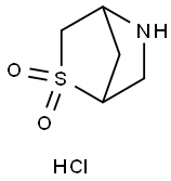 2-thia-5-azabicyclo[2.2.1]heptane 2,2-dioxide hydrochloride 구조식 이미지