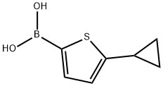 (5-cyclopropylthiophen-2-yl)boronic acid Structure
