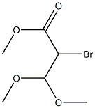 methyl 2-bromo-3,3-dimethoxypropanoate 구조식 이미지