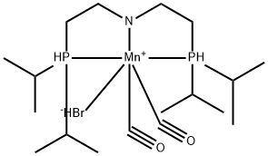 Bromodicarbonyl[bis[2-(diisopropylphosphino)ethyl]amine]manganese(I) Structure