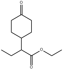 Ethyl 2-(4-Oxocyclohexyl)butanoate 구조식 이미지