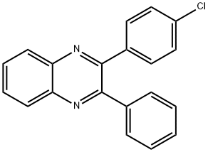 2-(4-chlorophenyl)-3-phenylquinoxaline 구조식 이미지