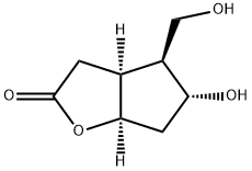 (3aS,4S,5R,6aR)-5-hydroxy-4-(hydroxymethyl)hexahydro-2H-cyclopenta[b]furan-2-one Structure