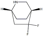 (1R,4R)-5,5-difluoro-2-azabicyclo[2.2.2]octane Structure