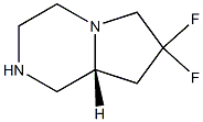 (R)-7,7-difluorooctahydropyrrolo[1,2-a]pyrazine Structure