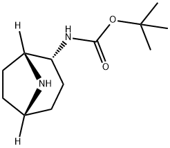 tert-Butyl (1R,2R,5S)-8-azabicyclo[3.2.1]octan-2-ylcarbamate Structure