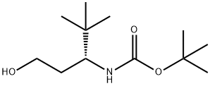 Boc-(R)-3-amino-4,4-dimethylpentan-1-ol Structure