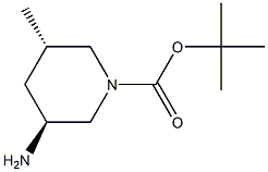 tert-butyl (3S,5S)-3-amino-5-methylpiperidine-1-carboxylate Structure