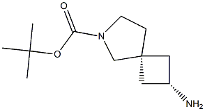 tert-butyl cis-2-amino-6-azaspiro[3.4]octane-6-carboxylate Structure