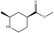 methyl (2S,4S)-2-methylpiperidine-4-carboxylate Structure