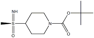 tert-butyl 4-(S-methylsulfonimidoyl)piperidine-1-carboxylate 구조식 이미지