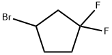 3-bromo-1,1-difluorocyclopentane 구조식 이미지