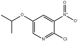 2-Chloro-5-isopropoxy-3-nitropyridine Structure