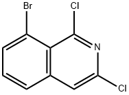 8-bromo-1,3-dichloroisoquinoline 구조식 이미지