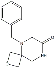 5-benzyl-2-oxa-5,8-diazaspiro[3.5]nonan-7-one Structure