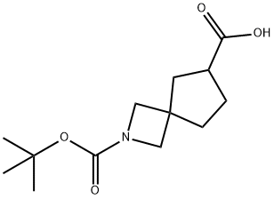 2-(tert-butoxycarbonyl)-2-azaspiro[3.4]octane-6-carboxylic acid 구조식 이미지
