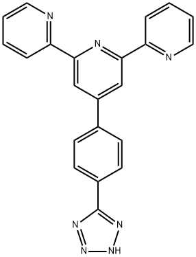 4'-(4-(1H-tetrazol-5-yl)phenyl)-2,2':6',2''-terpyridine Structure