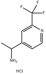 1-(2-(trifluoromethyl)pyridin-4-yl)ethanamine hydrochloride Structure