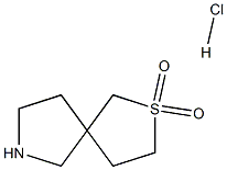 2-thia-7-azaspiro[4.4]nonane 2,2-dioxide hydrochloride 구조식 이미지