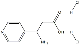 3-AMINO-3-(PYRIDIN-4-YL)PROPANOIC ACID DIHYDROCHLORIDE Structure