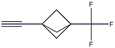 1-ethynyl-3-(trifluoromethyl)bicyclo[1.1.1]pentane Structure