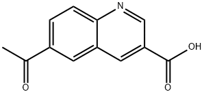 6-acetylquinoline-3-carboxylic acid 구조식 이미지