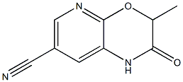 2,3-dihydro-3-methyl-2-oxo-1H-pyrido[2,3-b][1,4]oxazine-7-carbonitrile Structure