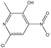 6-chloro-2-methyl-4-nitropyridin-3-ol Structure