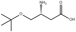(R)-3-amino-4-(tert-butoxy)butanoic acid 구조식 이미지