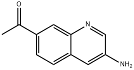1-(3-aminoquinolin-7-yl)ethanone 구조식 이미지