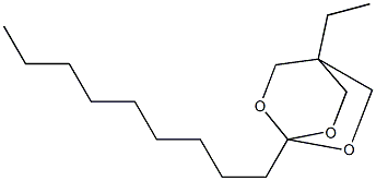 1-nonyl-4-ethyl-2,6,7-trioxabicyclo[2.2.2]octane Structure