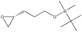 (R)-TERT-BUTYLDIMETHYL(3-(OXIRAN-2-YL)PROPOXY)SILANE Structure