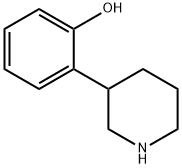 2-(piperidin-3-yl)phenol Structure