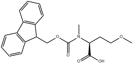 (2S)-2-({[(9H-fluoren-9-yl)methoxy]carbonyl}(methyl)amino)-4-methoxybutanoic acid Structure