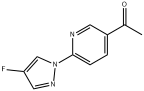 1980023-94-6 1-[6-(4-fluoro-1H-pyrazol-1-yl)-3-pyridinyl]Ethanone