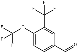 4-Trifluoromethoxy-3-trifluoromethyl-benzaldehyde Structure