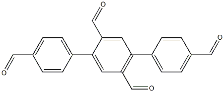 [[1,1':4',1''-Terphenyl]-2',4,4'',5'-tetracarbaldehyde] Structure