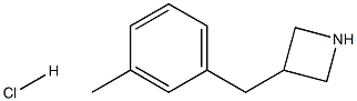 3-[(3-methylphenyl)methyl]azetidine hydrochloride Structure