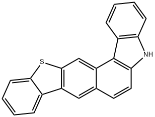 5H-[1]Benzothieno[2',3':4,5]benzo[1,2-c]carbazole Structure